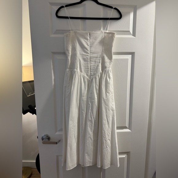 AMANDA UPRICHARD White Strapless Holland Dress - Picture 5 of 15
